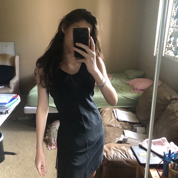 Mieka Dresses & Skirts - 100% black silk dress